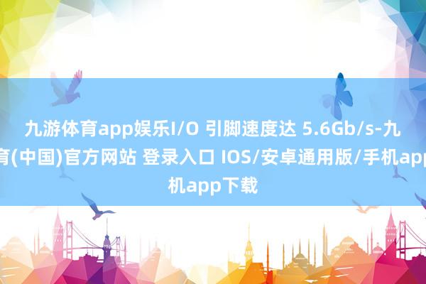 九游体育app娱乐I/O 引脚速度达 5.6Gb/s-九游体育(中国)官方网站 登录入口 IOS/安卓通用版/手机app下载